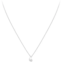 So Charm Bijoux Collier Et Pendentif<Collier Femme So Charm - B1498-G - Collier Initiale Argenté