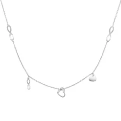 So Charm Bijoux Collier Et Pendentif<Collier Femme So Charm - B2303-ARGENT - Collier Mode Argenté