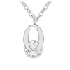 So Charm Bijoux Collier Et Pendentif<Collier Femme So Charm - B1498-O - Collier Initiale Argenté