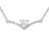So Charm Bijoux Collier Et Pendentif<Collier Femme So Charm - B4193-ARGENT - Collier Coeur Argenté