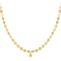 So Charm Bijoux Collier Et Pendentif<Collier Femme So Charm - BD2392-DORE-DIAMANT - Collier Mode Doré