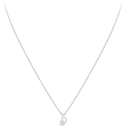 So Charm Bijoux Collier Et Pendentif<Collier Femme So Charm - B1498-D - Collier Initiale Argenté