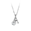 So Charm Bijoux Collier Et Pendentif<Collier Femme So Charm - B1498-A - Collier Initiale Argenté