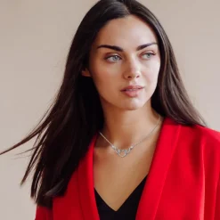 So Charm Bijoux Collier Et Pendentif<Collier Femme So Charm - B4190-ARGENT - Collier Coeur Argenté