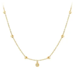 So Charm Bijoux Collier Et Pendentif<Collier Femme So Charm - BD2370-DORE-DIAMANT - Collier Mode Doré