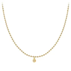 So Charm Bijoux Collier Et Pendentif<Collier Femme So Charm - BD2385-DORE-DIAMANT - Collier Mode Doré