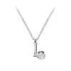 So Charm Bijoux Collier Et Pendentif<Collier Femme So Charm - B1498-L - Collier Initiale Argenté