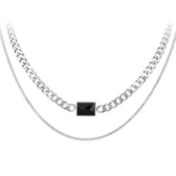 So Charm Bijoux Collier Et Pendentif<Collier Femme So Charm - B3173-ARGENT - Collier Mode Argenté