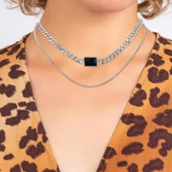 So Charm Bijoux Collier Et Pendentif<Collier Femme So Charm - B3173-ARGENT - Collier Mode Argenté