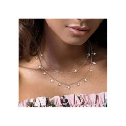 So Charm Bijoux Collier Et Pendentif<Collier Femme So Charm - B2263-ARGENT+B2370-ARGENT - Collier Mode Argenté