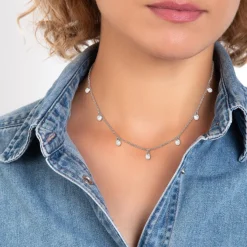 So Charm Bijoux Collier Et Pendentif<Collier Femme So Charm - B4172- - Collier Mode é Argent