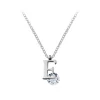 So Charm Bijoux Collier Et Pendentif<Collier Femme So Charm - B1498-E - Collier Initiale Argenté