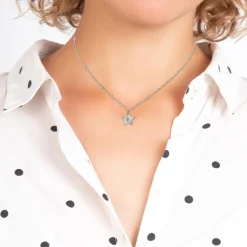 So Charm Bijoux Collier Et Pendentif<Collier Femme So Charm - BD4098- - Collier Étoile é Argent