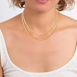 So Charm Bijoux Collier Et Pendentif<Collier Femme So Charm - B3330-DORE - Collier Mode Doré