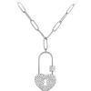 So Charm Bijoux Collier Et Pendentif<Collier Femme So Charm - B3270-ARGENT - Collier Cadenas Argenté