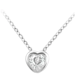 So Charm Bijoux Collier Et Pendentif<Collier Femme So Charm - B3084- - Collier Coeur é Argent