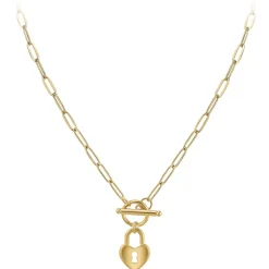 So Charm Bijoux Collier Et Pendentif<Collier Femme So Charm - B3230-DORE - Collier Coeur Doré