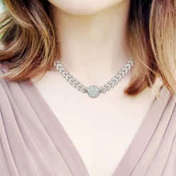 So Charm Bijoux Collier Et Pendentif<Collier Femme So Charm - B2463- - Collier Mode é Argent