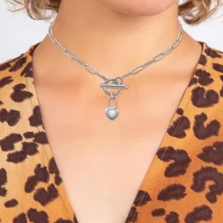 So Charm Bijoux Collier Et Pendentif<Collier Femme So Charm - B3229- - Collier Coeur é Argent