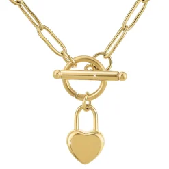 So Charm Bijoux Collier Et Pendentif<Collier Femme So Charm - B3229-DORE - Collier Coeur Doré