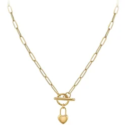 So Charm Bijoux Collier Et Pendentif<Collier Femme So Charm - B3229-DORE - Collier Coeur Doré