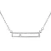 So Charm Bijoux Collier Et Pendentif<Collier Femme So Charm - BD3305-ARGENT-DIAMANT - Collier Mode Argenté
