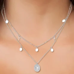 So Charm Bijoux Collier Et Pendentif<Collier Femme So Charm - B2222- - Collier Mode é Argent