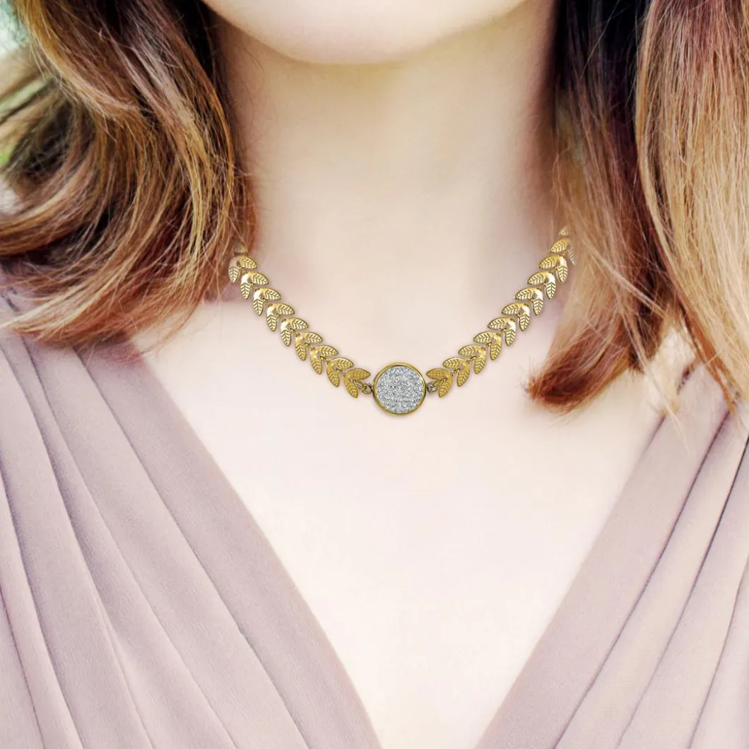 So Charm Bijoux Collier Et Pendentif<Collier Femme So Charm - B2463-DORE - Collier Mode Doré