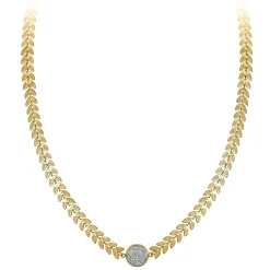 So Charm Bijoux Collier Et Pendentif<Collier Femme So Charm - B2463-DORE - Collier Mode Doré