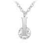 So Charm Bijoux Collier Et Pendentif<Collier Femme So Charm - B1498-I - Collier Initiale Argenté