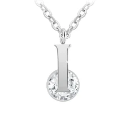 So Charm Bijoux Collier Et Pendentif<Collier Femme So Charm - B1498-I - Collier Initiale Argenté