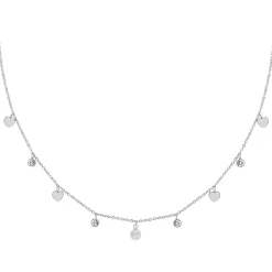 So Charm Bijoux Collier Et Pendentif<Collier Femme So Charm - BD3117-ARGENT-DIAMANT - Collier Mode Argenté