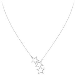 So Charm Bijoux Collier Et Pendentif<Collier Femme So Charm - B3175-ARGENT - Collier Étoile Argenté