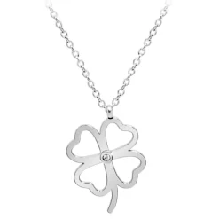 So Charm Bijoux Collier Et Pendentif<Collier Femme So Charm - BD4096- - Collier Trèfle é Argent