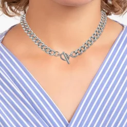 So Charm Bijoux Collier Et Pendentif<Collier Femme So Charm - B3180-ARGENT - Collier Mode Argenté