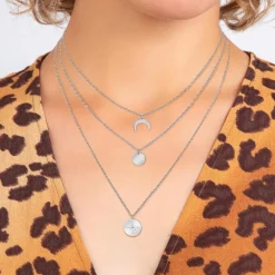 So Charm Bijoux Collier Et Pendentif<Collier Femme So Charm - BD2920-ARGENT-DIAMANT - Collier Mode Argenté