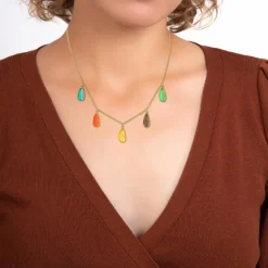 So Charm Bijoux Collier Et Pendentif<Collier Femme So Charm - B4129-DORE - Collier Mode Doré