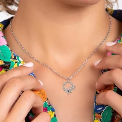 So Charm Bijoux Collier Et Pendentif<Collier Femme So Charm - BD3244-ARGENT-DIAMANT - Collier Mode Argenté