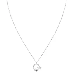 So Charm Bijoux Collier Et Pendentif<Collier Femme So Charm - BD3244-ARGENT-DIAMANT - Collier Mode Argenté