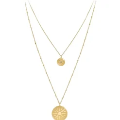 So Charm Bijoux Collier Et Pendentif<Collier Femme So Charm - B3209-DORE - Collier Mode Doré