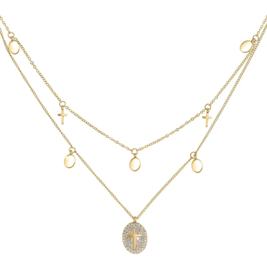 So Charm Bijoux Collier Et Pendentif<Collier Femme So Charm - B2222-DORE - Collier Mode Doré