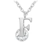 So Charm Bijoux Collier Et Pendentif<Collier Femme So Charm - B1498-F - Collier Initiale Argenté