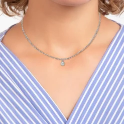 So Charm Bijoux Collier Et Pendentif<Collier Femme So Charm - BD2382-ARGENT-DIAMANT - Collier Mode Argenté