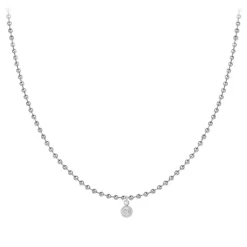 So Charm Bijoux Collier Et Pendentif<Collier Femme So Charm - BD2385-ARGENT-DIAMANT - Collier Mode Argenté