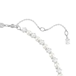 Swarovski Collier Et Pendentif<Collier Femme Matrix Pearl - 5689623 Blanc Métal rhodié