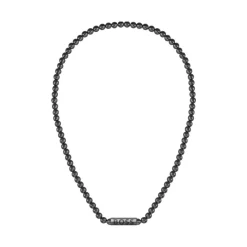 Boss Bijoux Collier Et Pendentif<Collier Homme Sphere Metal - 1580657 Acier Noir