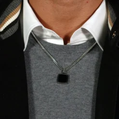 Boss Bijoux Collier Et Pendentif<Collier Homme Odell - 1580648 Acier Argent