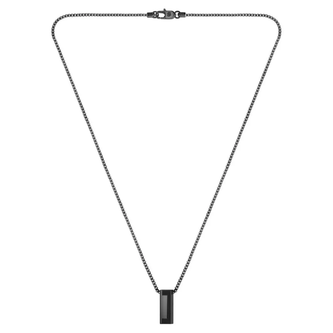 Boss Bijoux Collier Et Pendentif<Collier Homme Candor Jewelry-1580750 Acier Noir