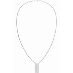 Calvin Klein Bijoux Collier Et Pendentif<Collier Homme - 35000058 Acier Argent