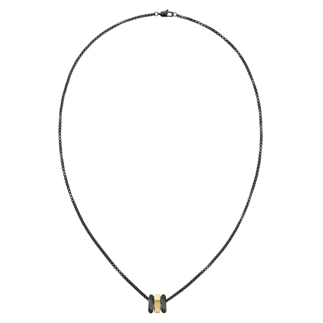 Calvin Klein Bijoux Collier Et Pendentif<Collier Homme - 35000259 Acier Noir, doré